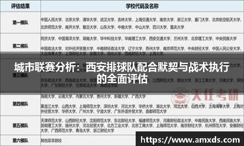 城市联赛分析：西安排球队配合默契与战术执行的全面评估